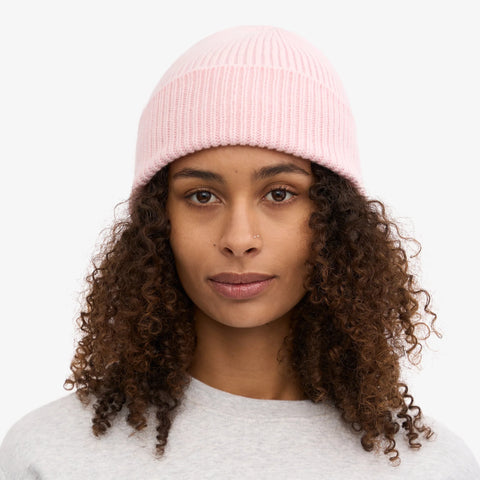 COLORFUL STANDARD Merino Wool Beanie faded pink