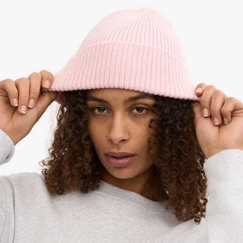 COLORFUL STANDARD Merino Wool Beanie faded pink