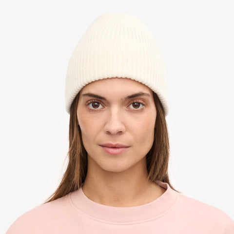 COLORFUL STANDARD Merino Wool Beanie optical white