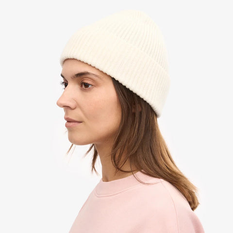 COLORFUL STANDARD Merino Wool Beanie optical white