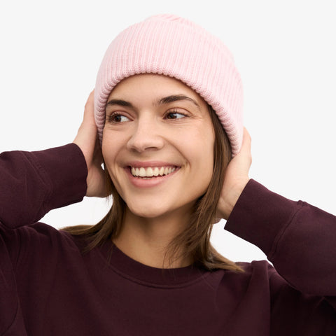 COLORFUL STANDARD Merino Wool Hat faded pink