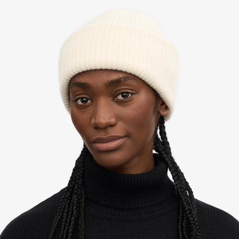 COLORFUL STANDARD Merino Wool Hat optical white