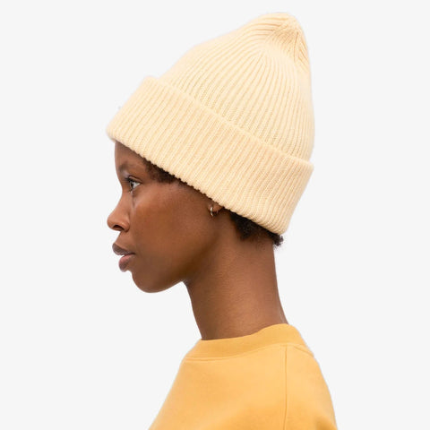 COLORFUL STANDARD Merino Wool Hat soft yellow
