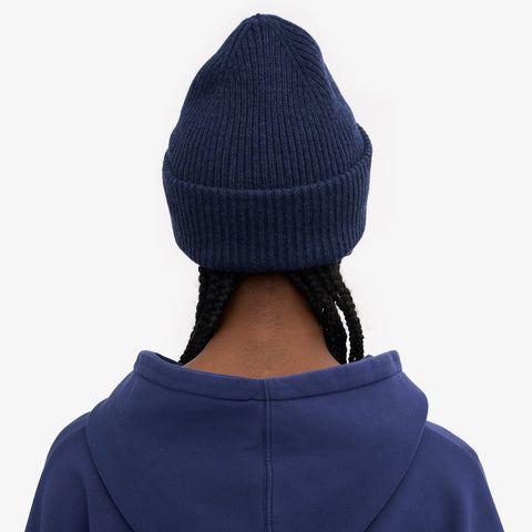 COLORFUL STANDARD Merino Wool Hat marine blue
