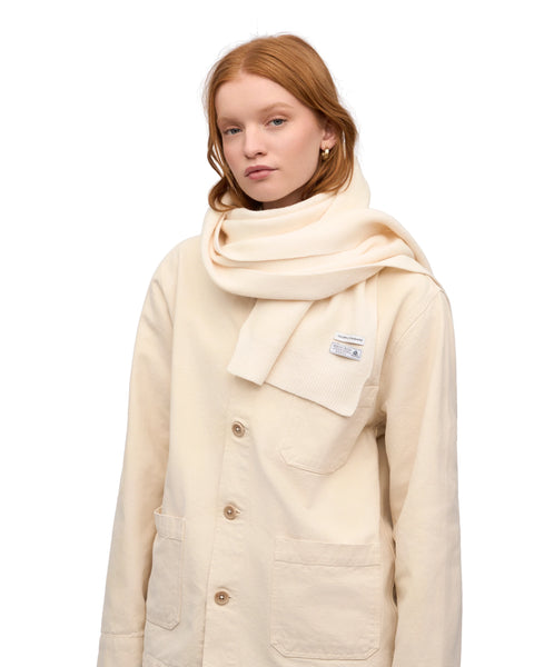 COLORFUL STANDARD Merino Wool Scarf optical white