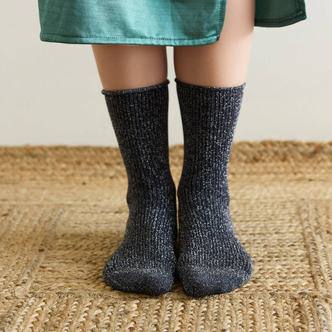KLUE Glitter Lurex Socks | grey