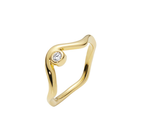 Maria Black Nora Ring gold