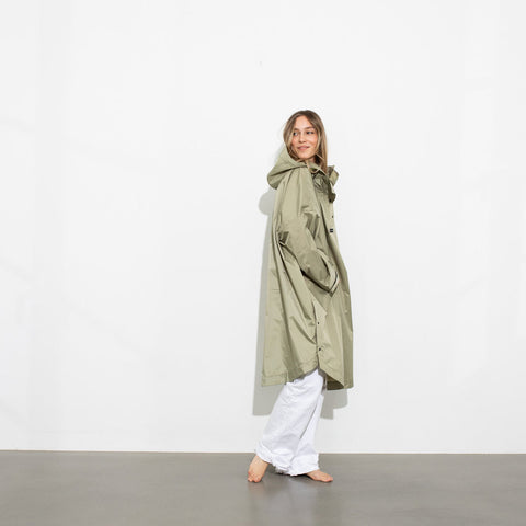 VIVI VIVI MARI RAINCOAT SOLID PALE OLIVE