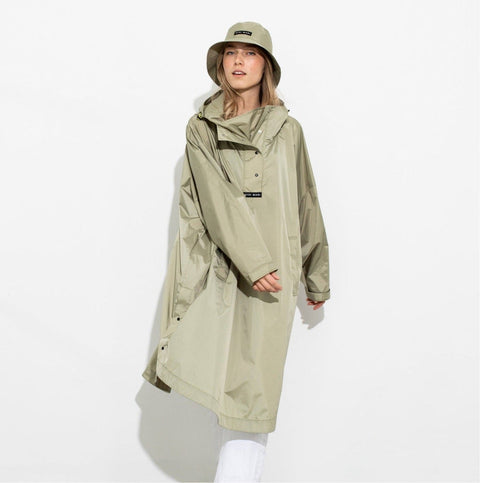 VIVI MARI RAINCOAT SOLID PALE OLIVE