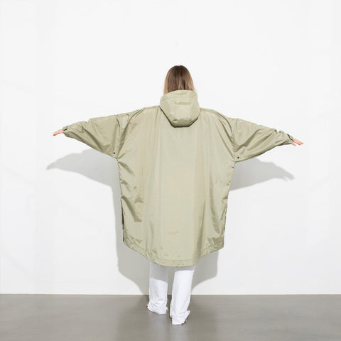 VIVI MARI RAINCOAT SOLID PALE OLIVE