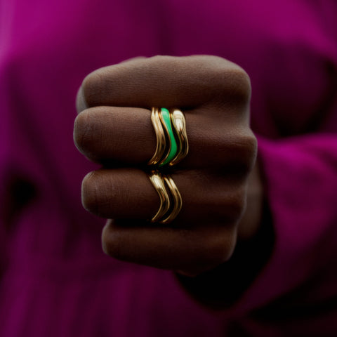 MARIA BLACK Vayu Ring gold