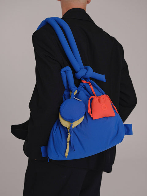 ÖLEND Circular Mini Purse - cobalt blue