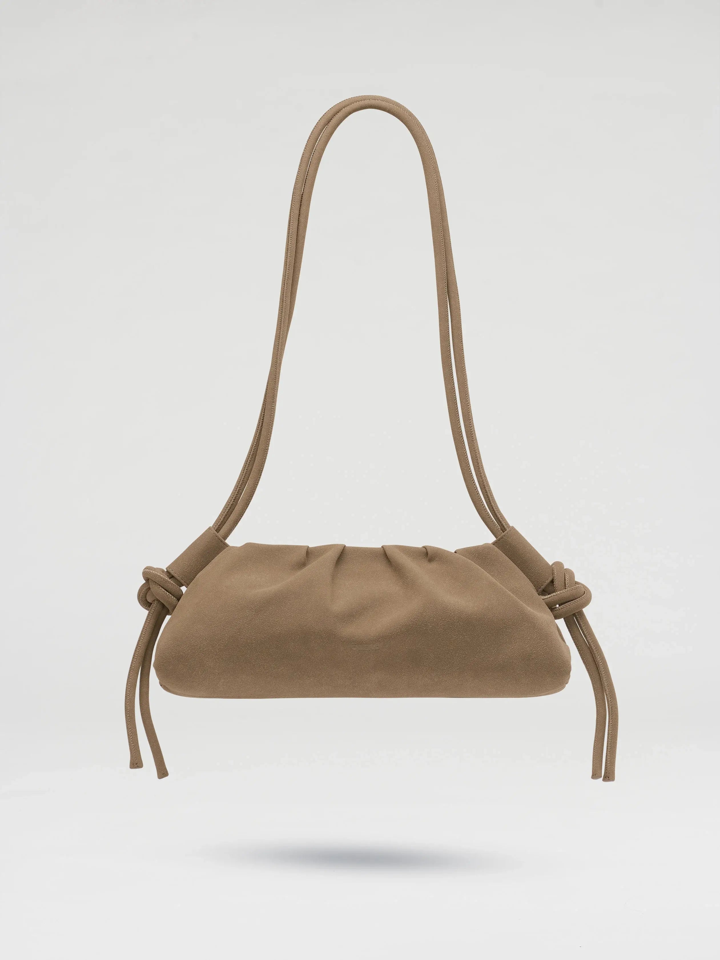 ÖLEND Dumpling Bag Suede - stone