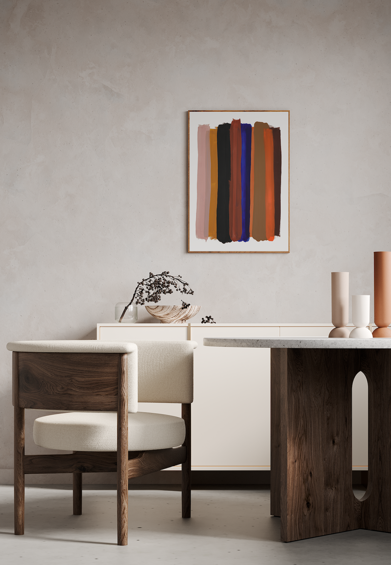 Paper Collective Poster Stripes Berit Mogensen-Lopez