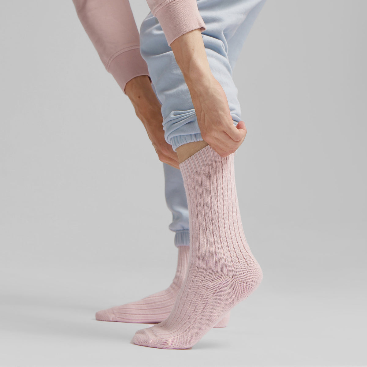 COLORFUL STANDARD Merino Wool Blend Sock faded pink