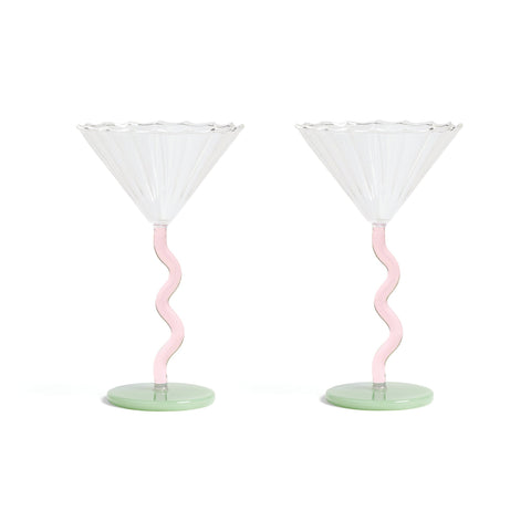 &KLEVERING Gläser Coup curve 2er Set