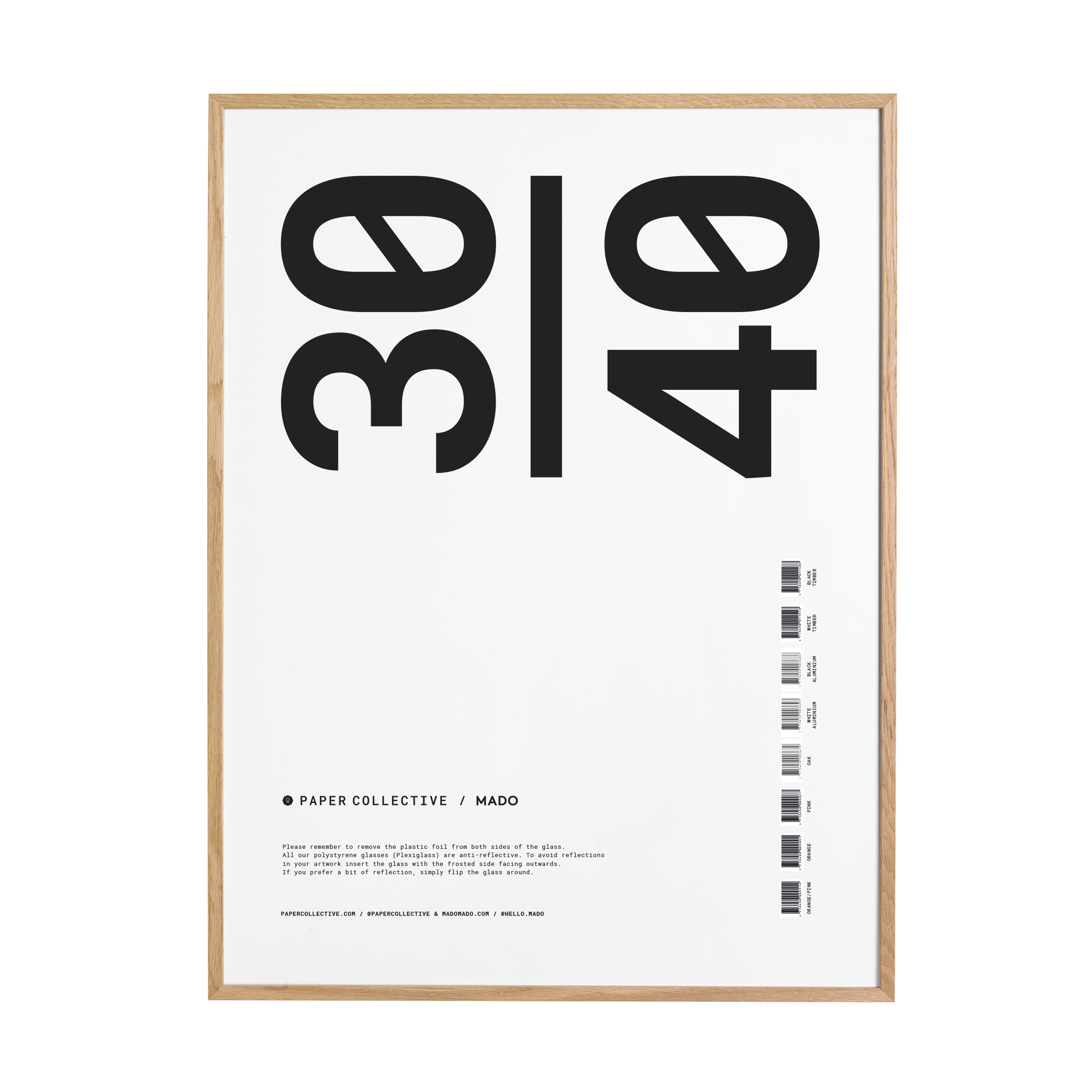 Paper Collective Frame Oak