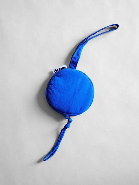 ÖLEND Circular Mini Purse - cobalt blue
