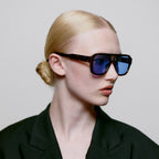 A.Kjaerbede Kaya KL2316 Demi Tortoise Blue Lens