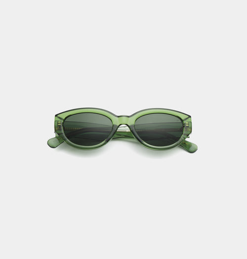 A.KJÆRBEDE Sonnenbrille Winnie Light Olive Transparent