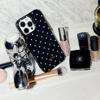 Ateljé Black Polka Dot iPhone Case