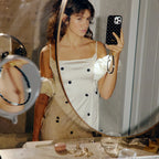 Ateljé Black Polka Dot iPhone Case