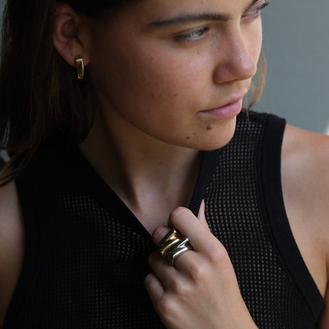 BANDHU Alike Ring gold plated