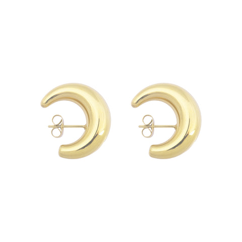 BANDHU Bold Cuff Earrings gold plated