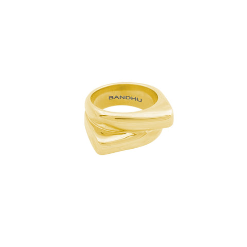 BANDHU Alike Ring gold plated