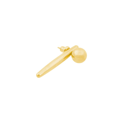 BANDHU Conflicting earrings gold plated