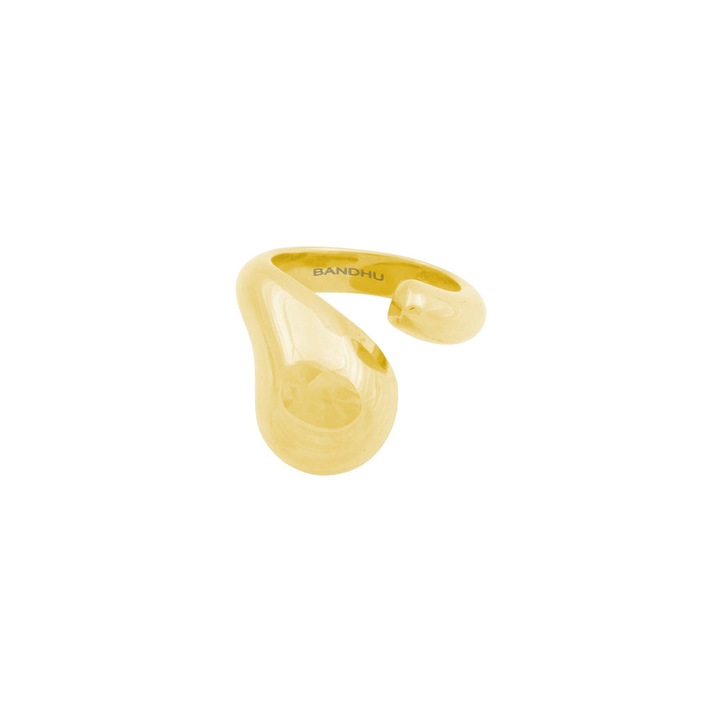 BANDHU Liquefy Ring gold plated