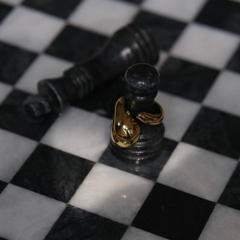 BANDHU Liquefy Ring gold plated