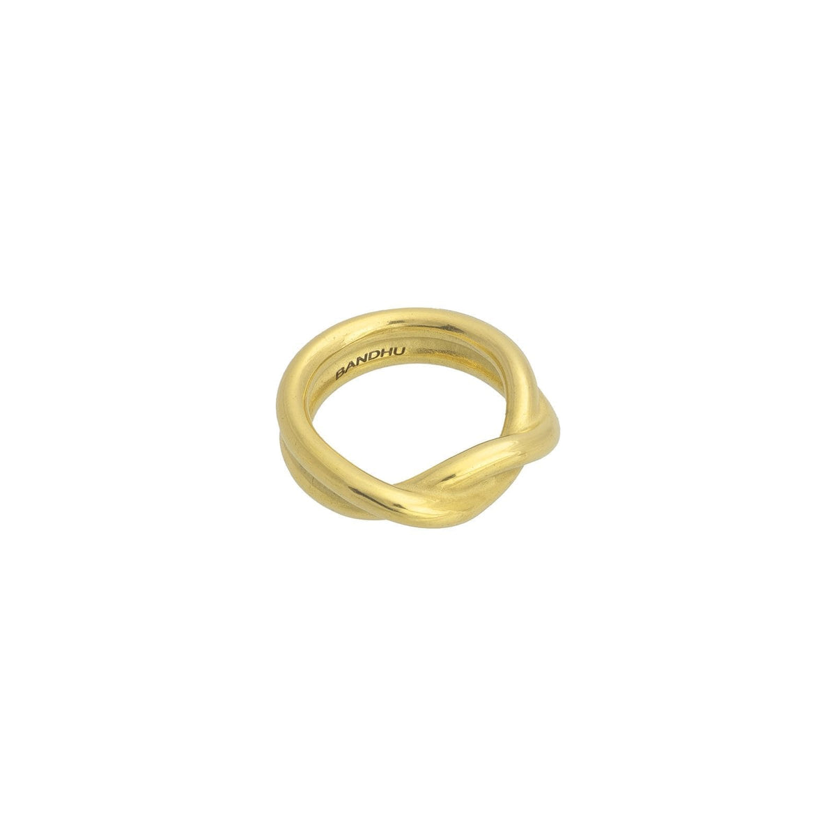BANDHU Twine Ring gold plated