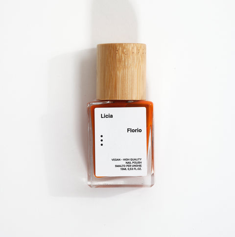 LICIA FLORIO Vegan Nail Polish Carota