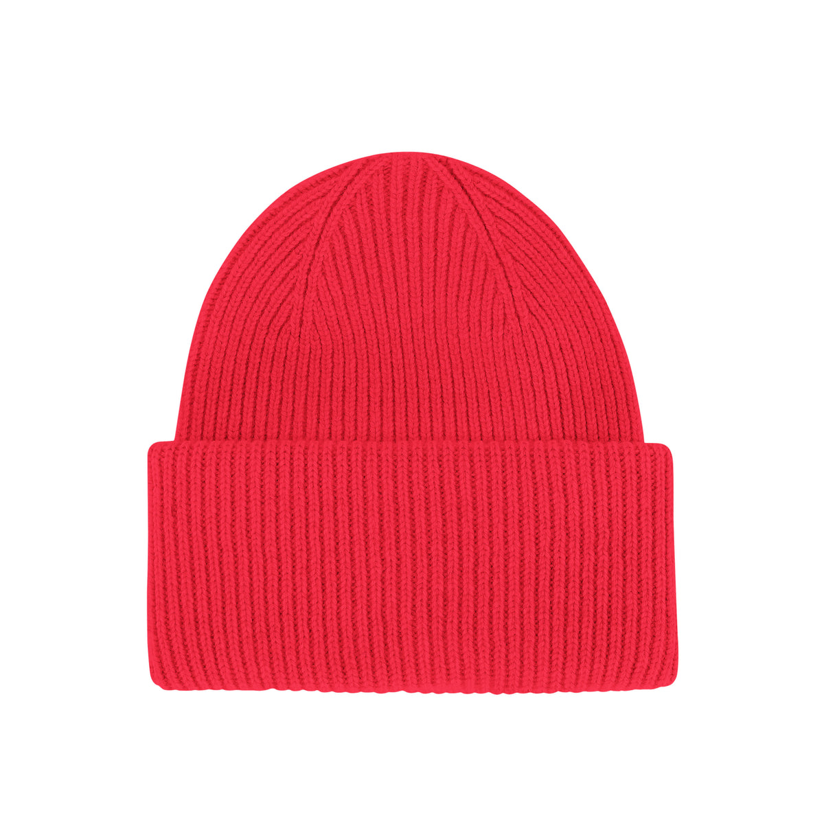 COLORFUL STANDARD Merino Wool Hat red tangerine