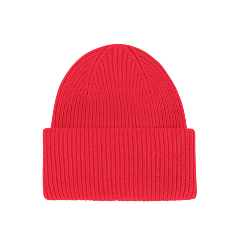 COLORFUL STANDARD Merino Wool Hat red tangerine