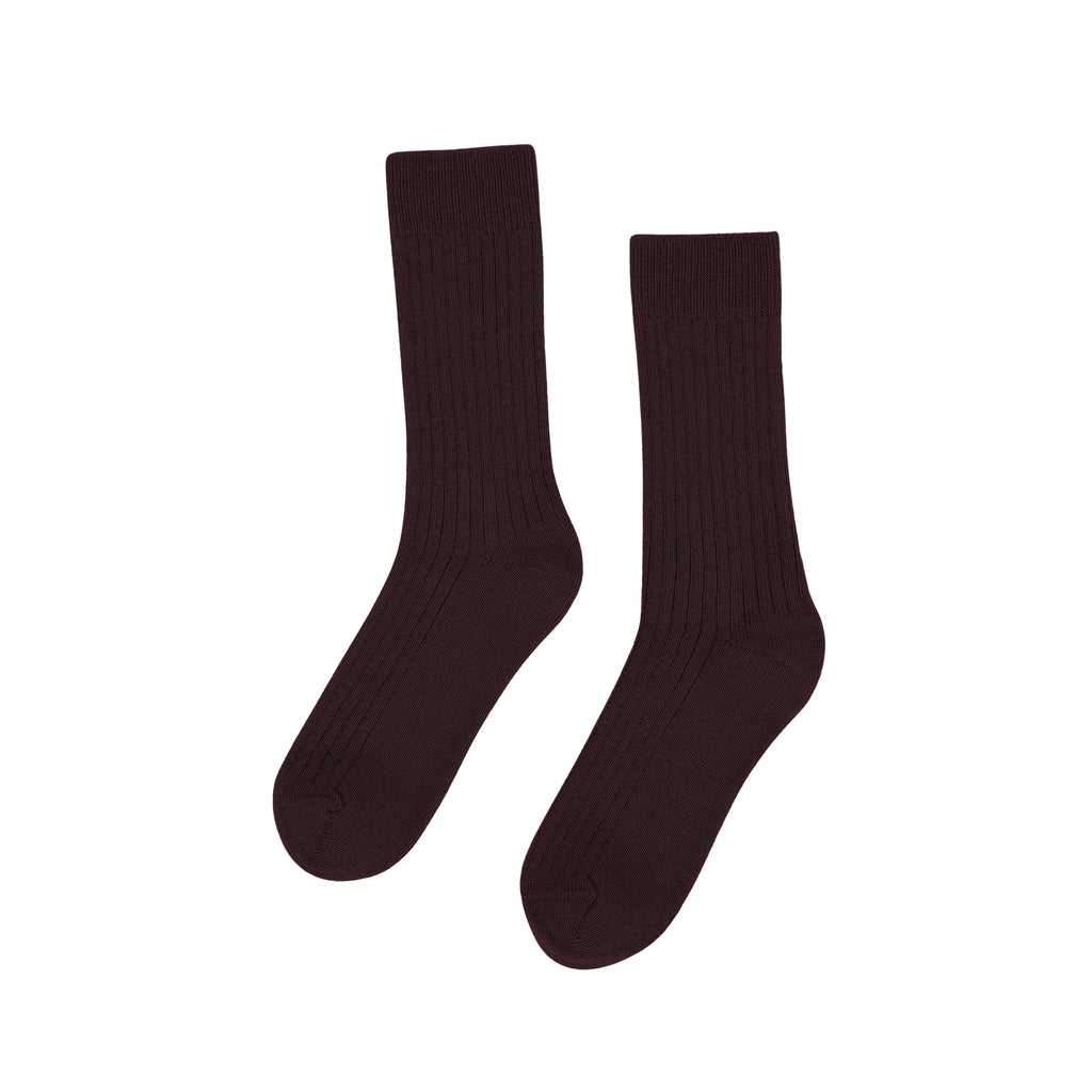 COLORFUL STANDARD Merino Wool Blend Sock oxblood red