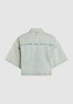 CIRCLE OF TRUST Denver Blouse I Carribean Blue Wash