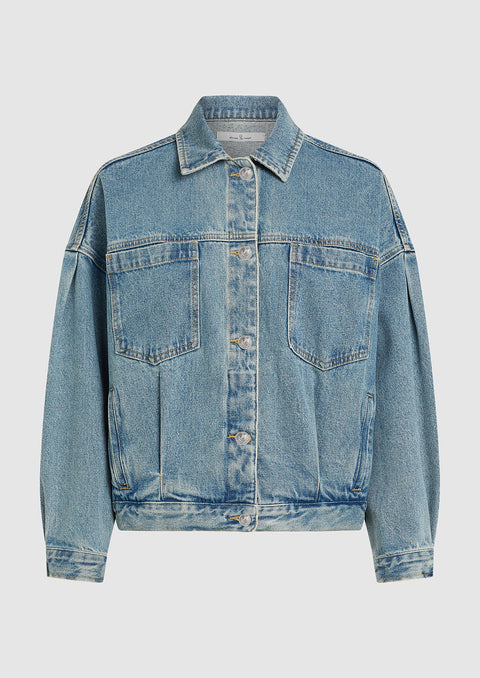 CIRCLE OF TRUST Sasha Jacket I Sea Note Blue Wash