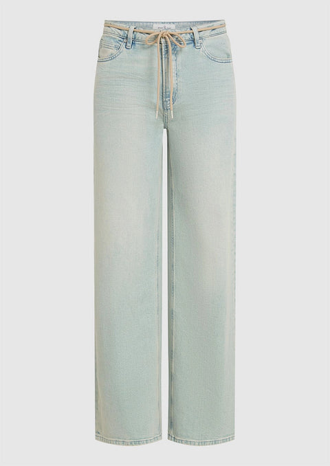 CIRCLE OF TRUST Jona Jeans | High Waist Wide Leg Carribean Blue Wash
