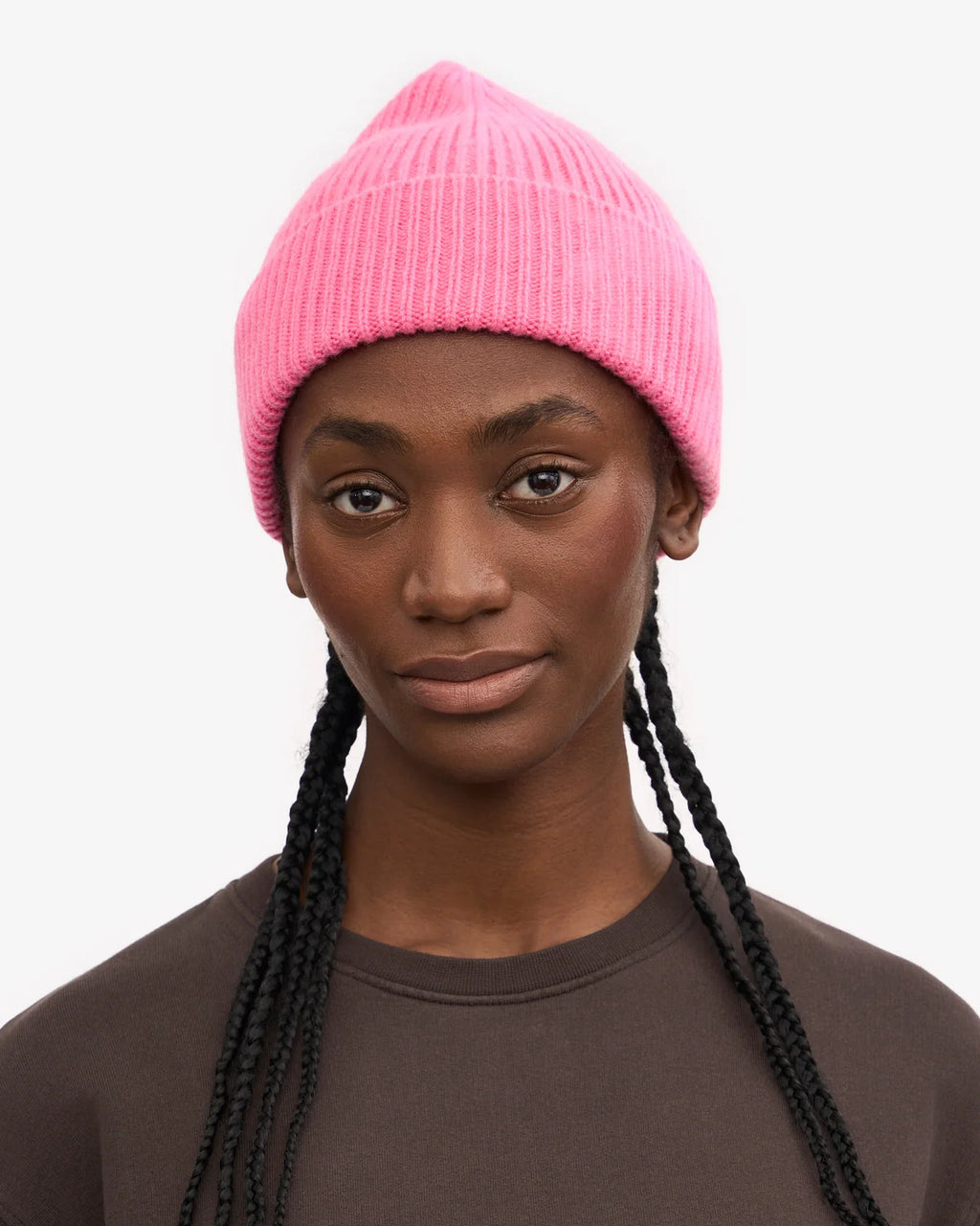 COLORFUL STANDARD Merino Wool Beanie bubblegum pink