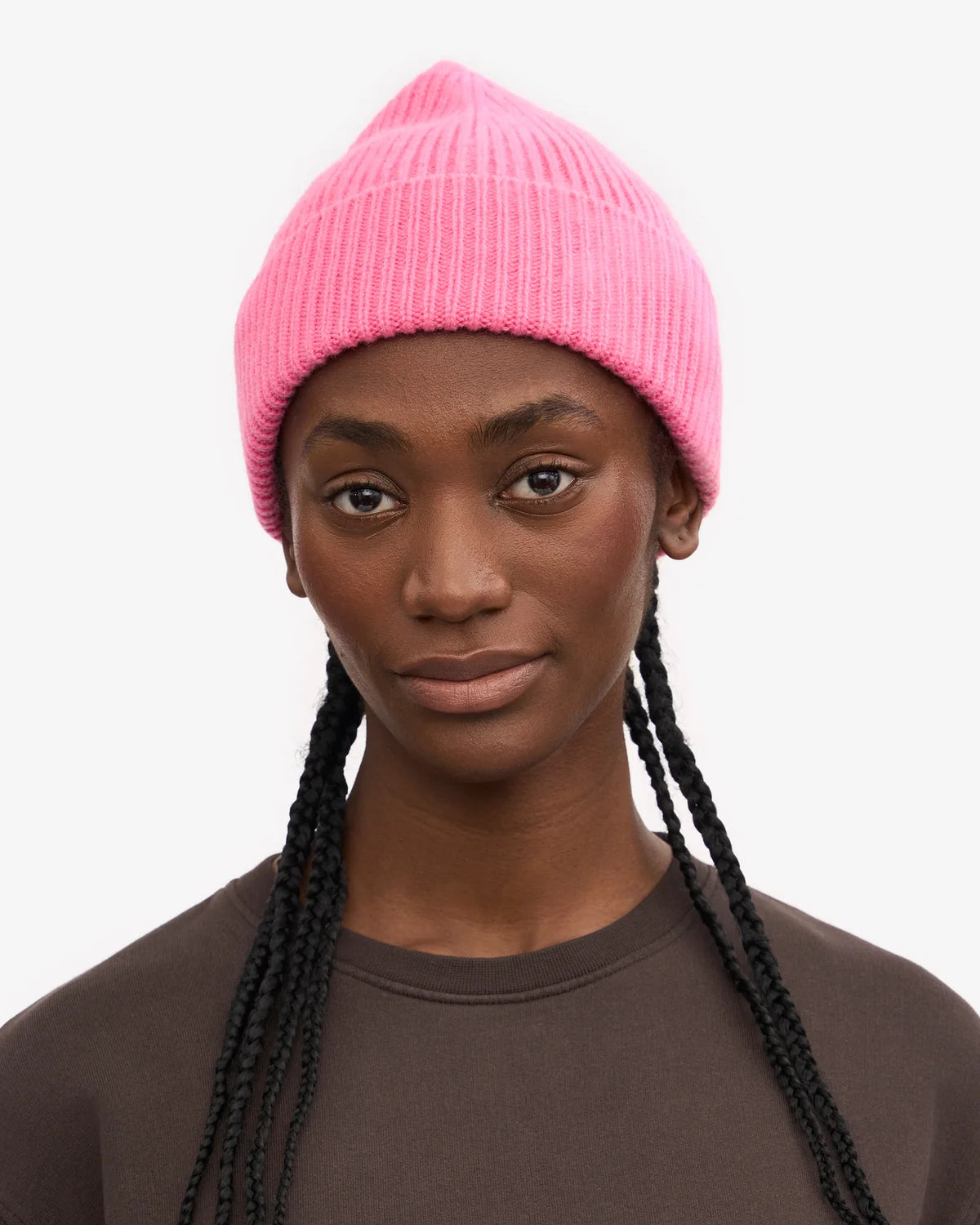 COLORFUL STANDARD Merino Wool Beanie bubblegum pink