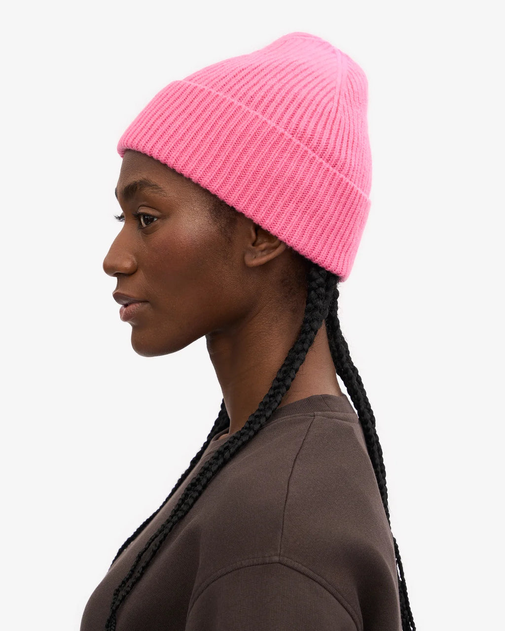 COLORFUL STANDARD Merino Wool Beanie bubblegum pink
