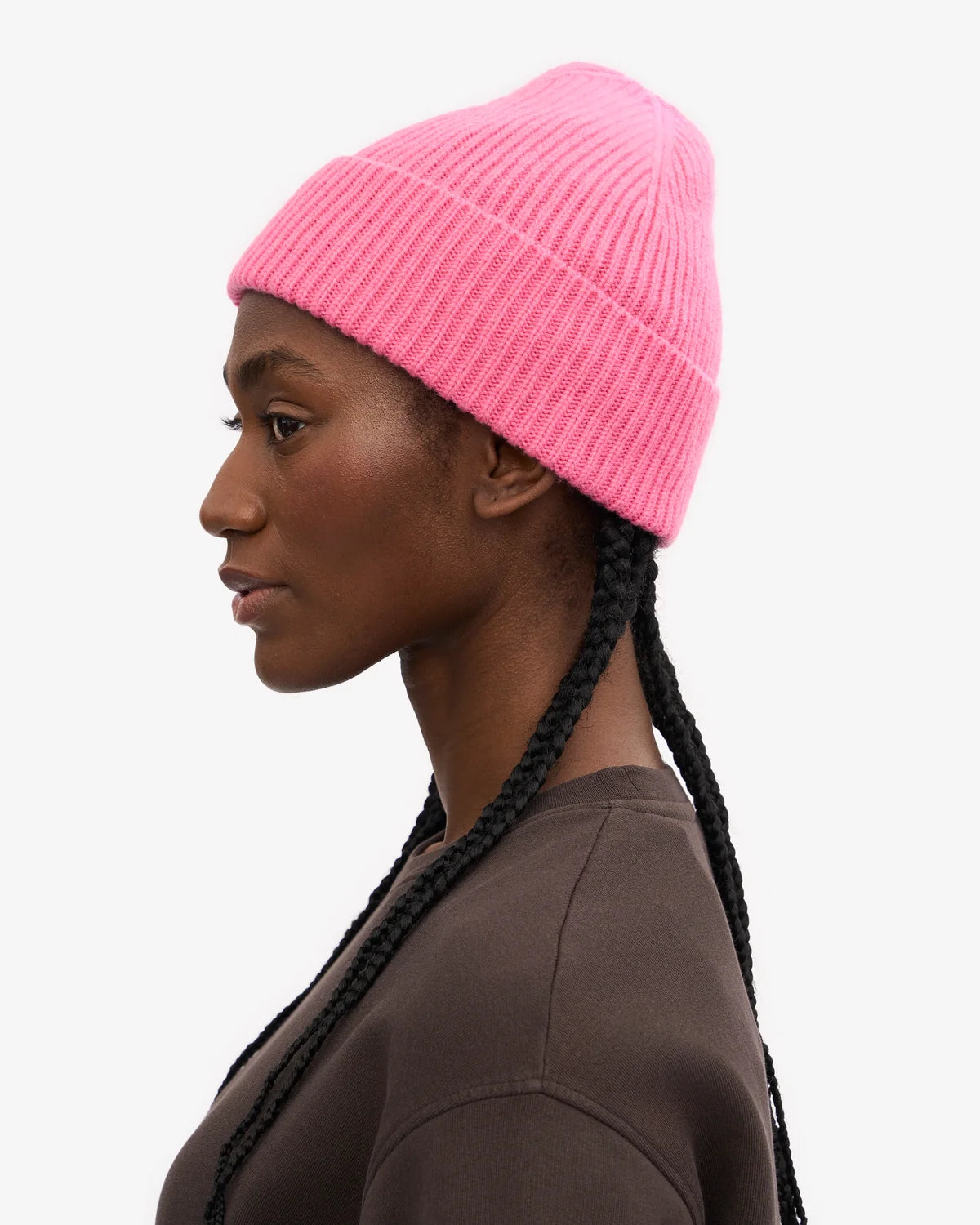 COLORFUL STANDARD Merino Wool Beanie bubblegum pink