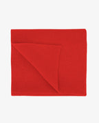 COLORFUL STANDARD Merino Wool Scarf red tangerine
