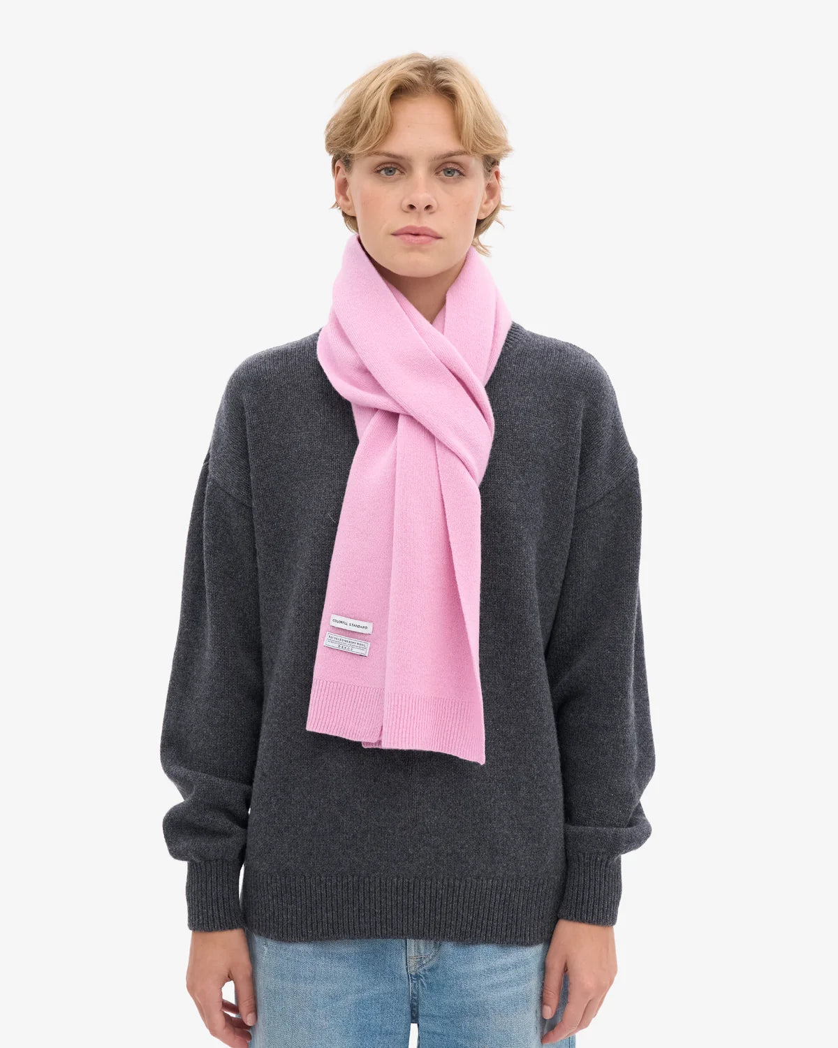 COLORFUL STANDARD Merino Wool Scarf cherry blossom