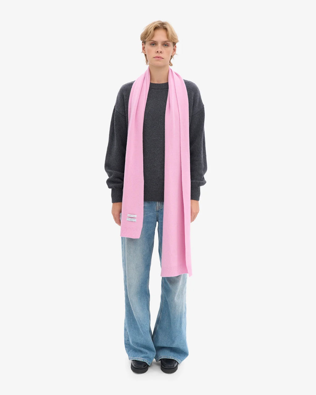 COLORFUL STANDARD Merino Wool Scarf cherry blossom