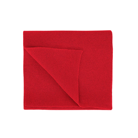 COLORFUL STANDARD Merino Wool Scarf scarlet red