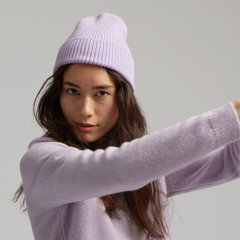 COLORFUL STANDARD Merino Wool Beanie coffee brown