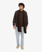 COLORFUL STANDARD Merino Wool Scarf coffee brown